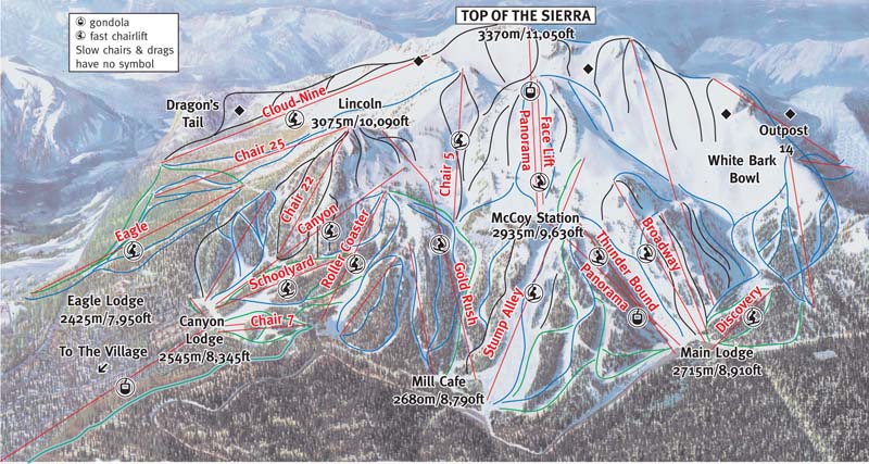 Mammoth Ski Resort Guide Skiing In Mammoth Ski Line